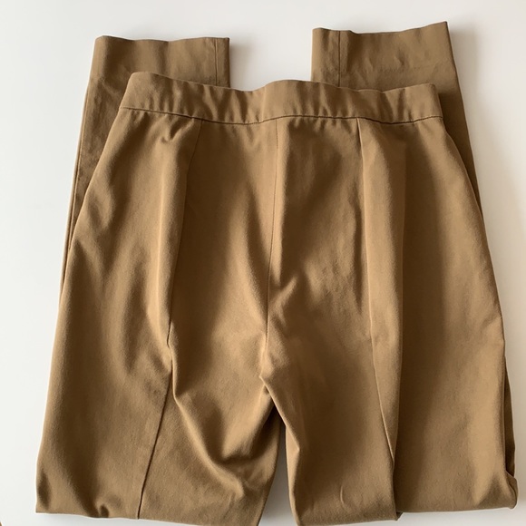 Everlane Side Zip Stretch Work Pants Tan Size 6 Skinny - Picture 11 of 15